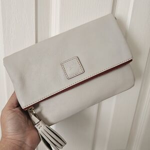 Dooney & Bourke Florentine Leather Crossbody Clutch